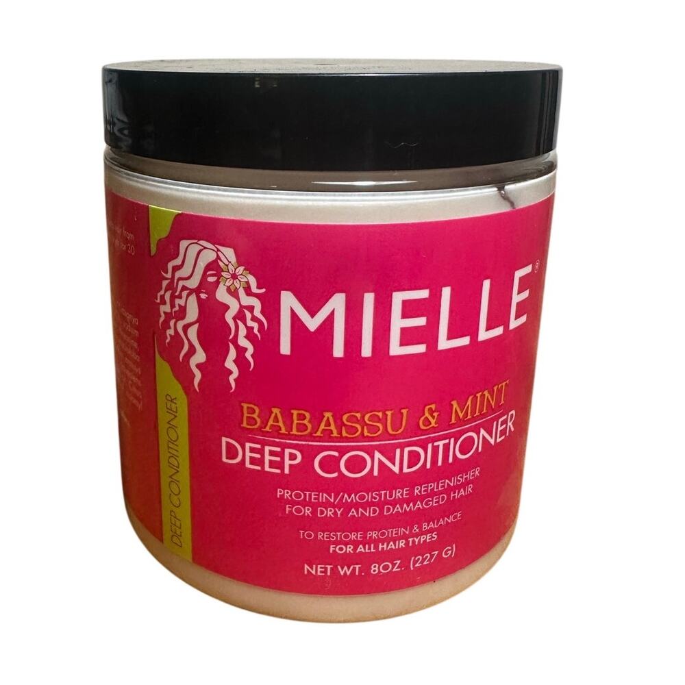 Mielle Deep Conditioner Babassu & Mint 8 oz SEALED Restore Protein Balance E9